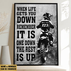 When Life Gets You Down - Personalized Poster