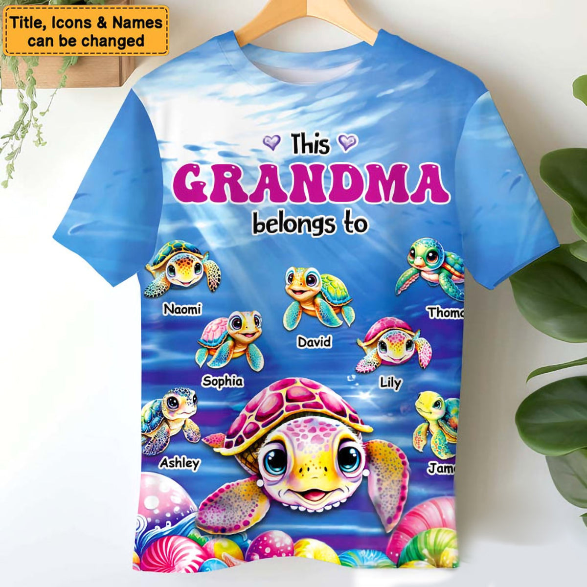 Gift For Grandma This Grandma Belongs To All-over Print T-shirt