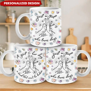 Dog Personalized Custom 3D Inflated Effect Printed Mug - Mother's Day, Gift For Pet Owners, Pet Lovers