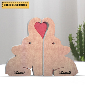 Wooden Elephant Couples  Anniversary Gift Couple puzzle-Gift For Couples