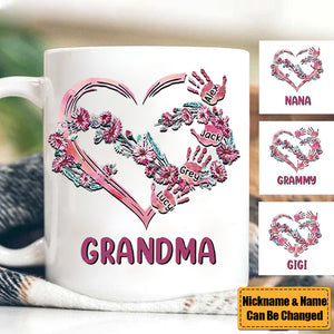 Customized Grandma Mom Infinite Love Family Gift Mug