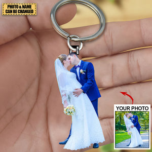 Personalized Acrylic Keychain- Gift For your beloved ones/Anniversary/Couple- Custom Your Photo