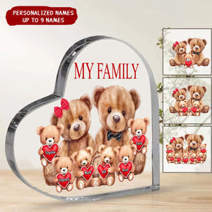This is Us Bear Family Personalized Acrylic Plaque