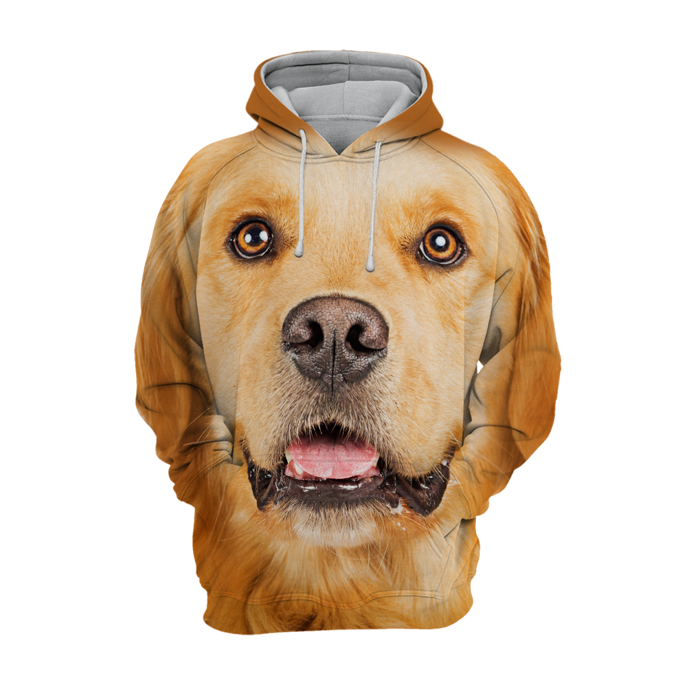Unisex 3D Graphic Hoodies Animals Dogs Golden Retriever