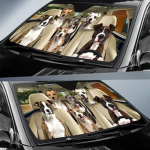 Joycorners AMERICAN STAFFORDSHIRE TERRIER All Over Printed 3D Sun Shade