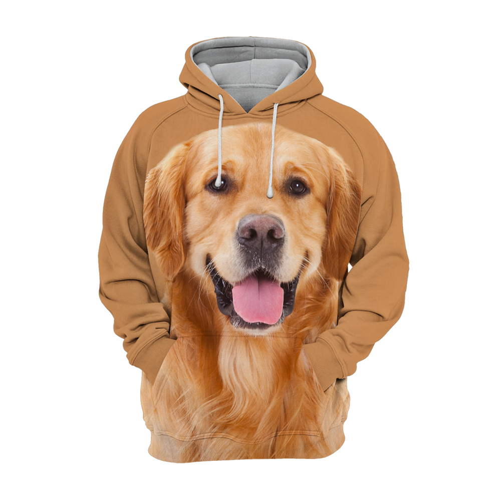 Unisex 3D Graphic Hoodies Animals Dogs Golden Retriever Adorable