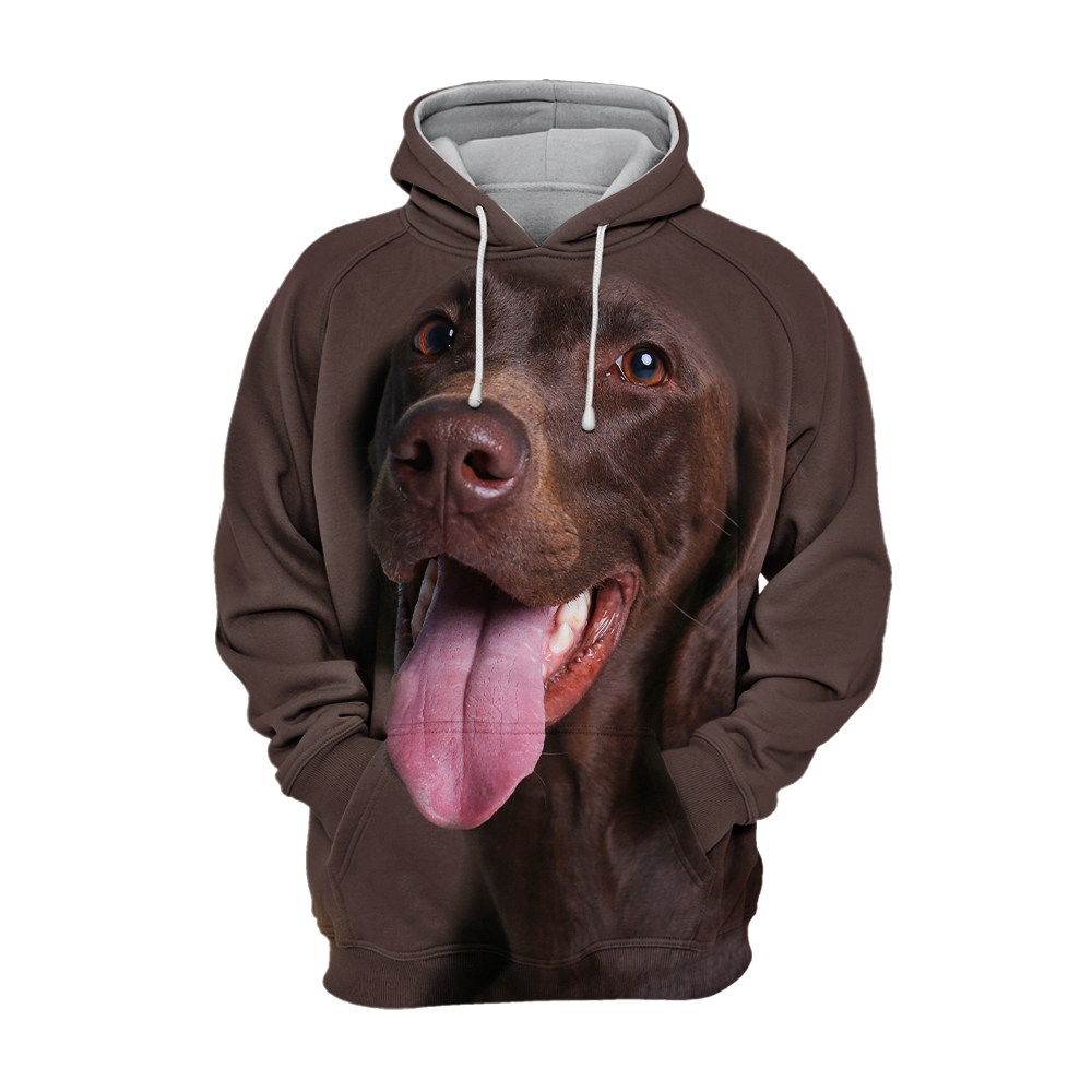 Unisex 3D Graphic Hoodies Animals Dogs German Shorthaired Pointer Happy