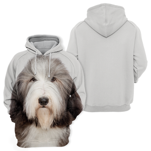 Unisex 3D Graphic Hoodies Animals Dogs Bearded Collie Dog