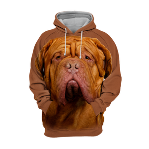 Unisex 3D Graphic Hoodies Animals Dogs Bordeaux Mastiff