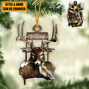 Deer Hunting Personalized Ornament