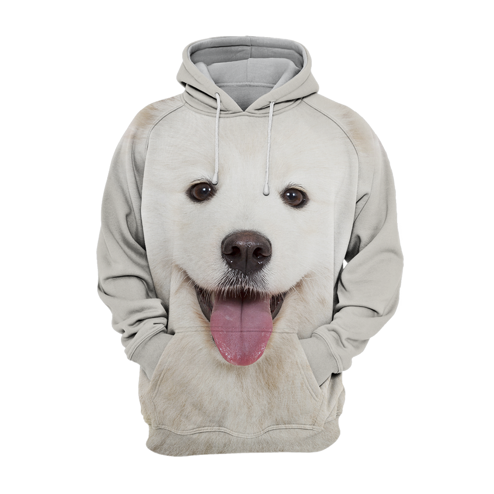 Unisex 3D Graphic Hoodies Animals Dogs Samoyed Happy