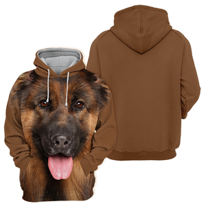 Unisex 3D Graphic Hoodies Animals Dogs German Shepherd Cute