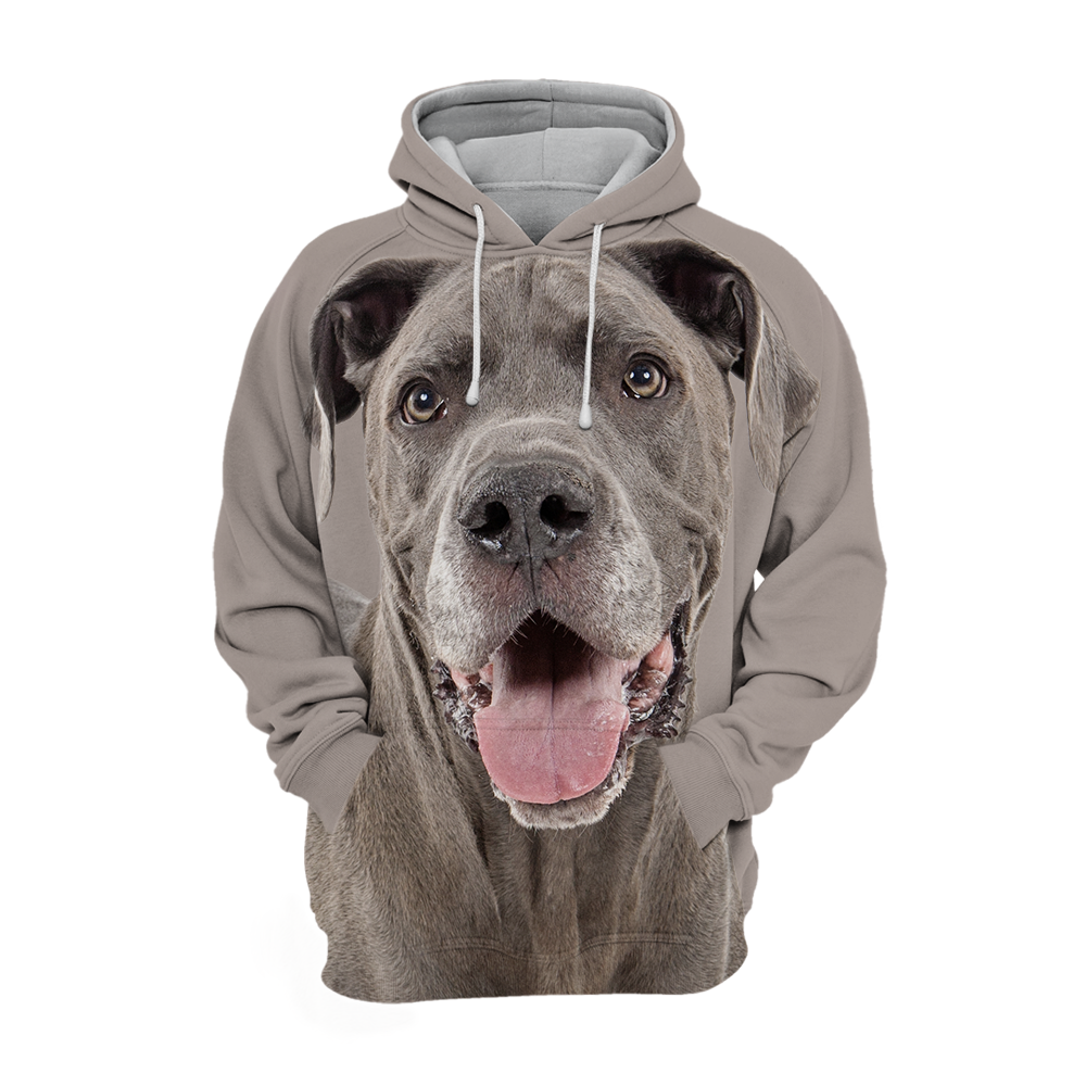 Unisex 3D Graphic Hoodies Animals Dogs Great Dane Happy