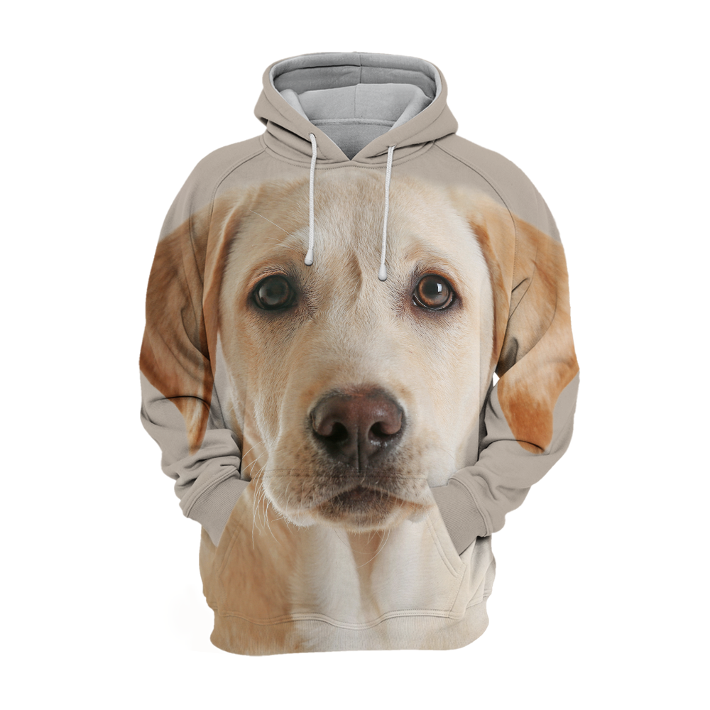 Unisex 3D Graphic Hoodies Animals Dogs Labrador Yellow Cute