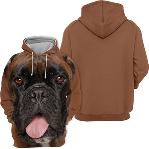 Unisex 3D Graphic Hoodies Animals Dogs Bulldog / Pitbull