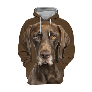 Unisex 3D Graphic Hoodies Animals Dogs German Shorthaired Pointer