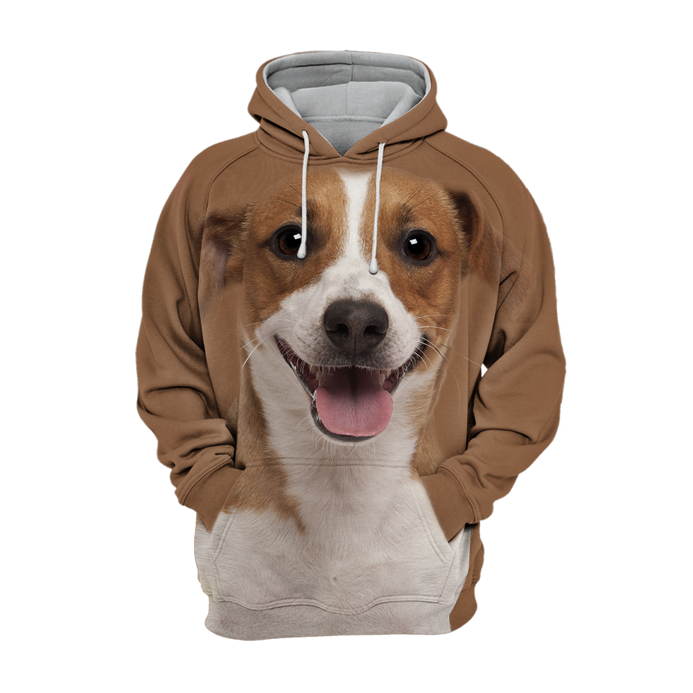 Unisex 3D Graphic Hoodies Animals Dogs Jack Russell Terrier Happy