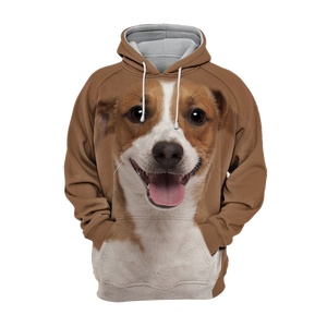 Unisex 3D Graphic Hoodies Animals Dogs Jack Russell Terrier Happy