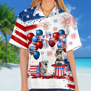 Schnauzer  Independence Day Hawaiian Shirt