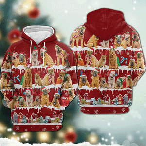 Shar Pei - Snow Christmas - 3D Hoodie
