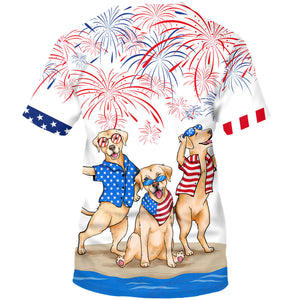 Familleus - Labrador 1 Shirts - Independence Day Is Coming