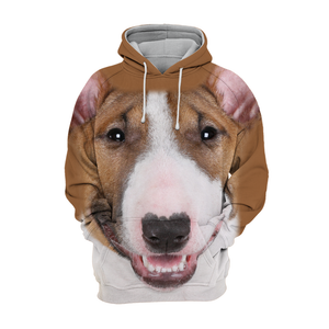 Unisex 3D Graphic Hoodies Animals Dogs Bull Terrier