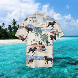 American Water Spaniel Summer Beach Hawaiian Shirt