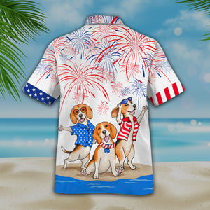 Familleus - BEAGLE Hawaiian Shirts - Independence Day Is Coming