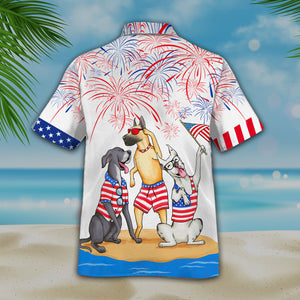 Familleus - Great Dane Hawaiian Shirt NQT300522aNTP