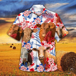 Beefmaster Australia Flag Hawaiian Shirt