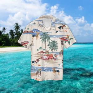 Chihuahua Summer Beach Hawaiian Shirt