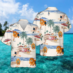 Chow Chow Summer Beach Hawaiian Shirt