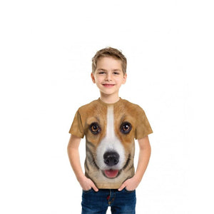 Corgi T-Shirt- Adult&Kids Unisex T-Shirt