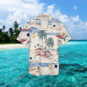 Coton De Tulear Summer Beach Hawaiian Shirt