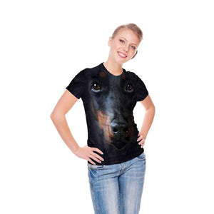 Doberman T-Shirt- Adult&Kids Unisex T-Shirt