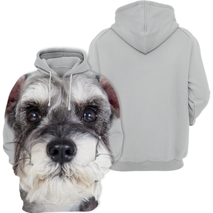 Unisex 3D Graphic Hoodies Animals Dogs Miniature Schnauzer