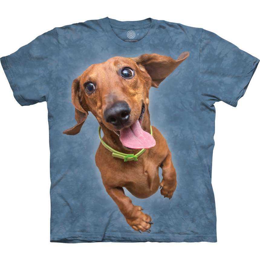 Flying Dachshund T-Shirt- Adult&Kids Unisex T-Shirt