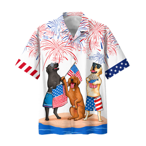Familleus - Labrador Hawaiian Shirt - Independence Day Is Coming