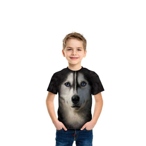 Husky T-Shirt- Adult&Kids Unisex T-Shirt