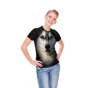 Husky T-Shirt- Adult&Kids Unisex T-Shirt