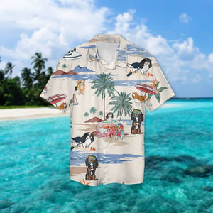 King Charles Summer Beach Hawaiian Shirt