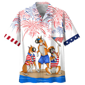 Familleus - Boxer Shirts - Independence Day Is Coming