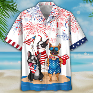 Familleus - French Bulldog Hawaiian Shirt -NQT230522bNTP