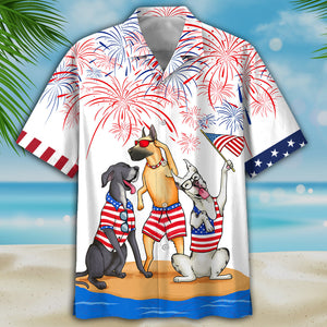 Familleus - Great Dane Hawaiian Shirt NQT300522aNTP