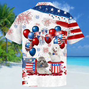 poodle Independence Day Hawaiian Shirt