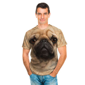 Pug-Dog T-Shirt- Adult&Kids Unisex T-Shirt