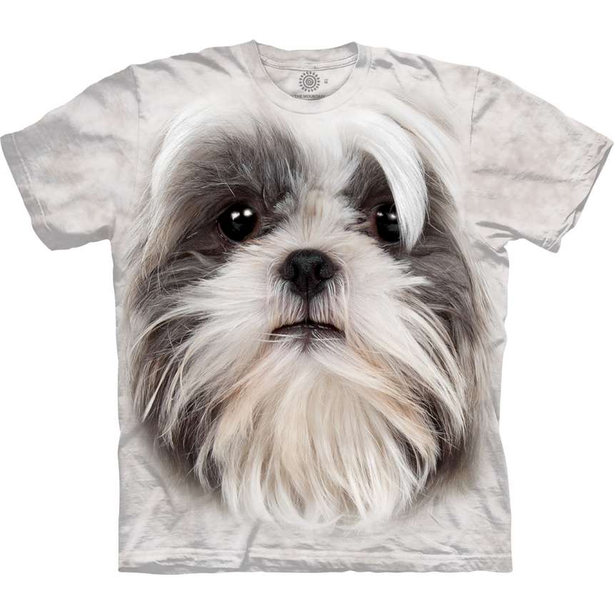 Shih Tzu Face T-Shirt- Adult&Kids Unisex T-Shirt