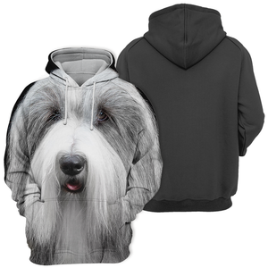 Unisex 3D Graphic Hoodies Animals Dogs Bearded Collie