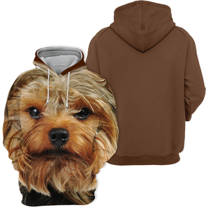 Unisex 3D Graphic Hoodies Animals Dogs Yorkshire Terrier Yorkie Cute