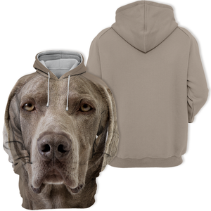 Unisex 3D Graphic Hoodies Animals Dogs Weimaraner Adorable